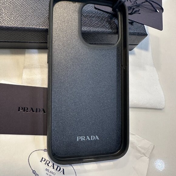 Prada Black Phone Case for iPhone 15 pro max - Picture 3 of 3
